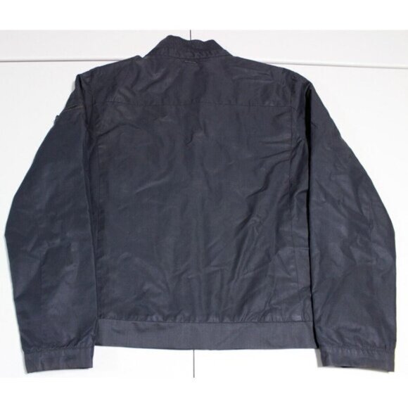 Mens Calvin Klein Casual Full Zip Bomber Jacket Coat XL Black Pockets - Picture 9 of 9